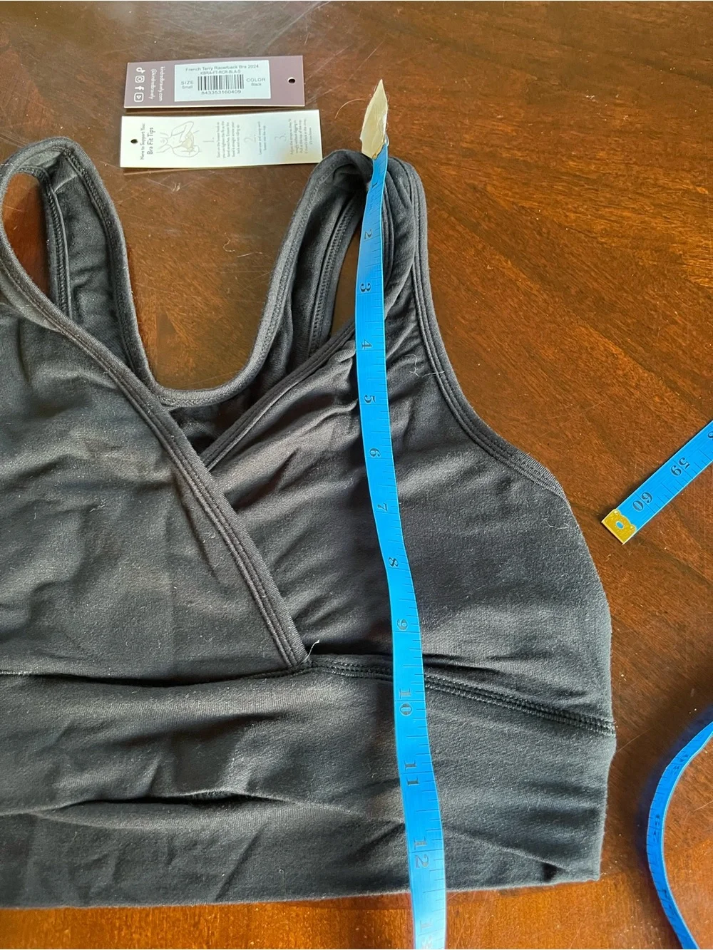 NWT Kindred Bravely Black French Terry Racerback Nursing & Sleep Bra Sz Small